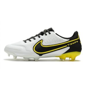 Nike Tiempo Legend IX Elite FG Bílá Šedá Žlutá